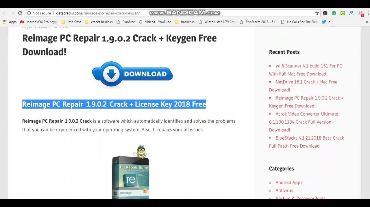how to activate reimage cleaner pro for free